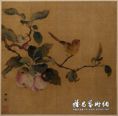 宋代林椿《果熟来禽图页》