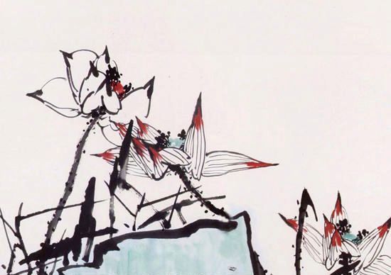 著名画家崔如琢的国画巨作《盛世荷风》在11月29日的佳士得2011秋季