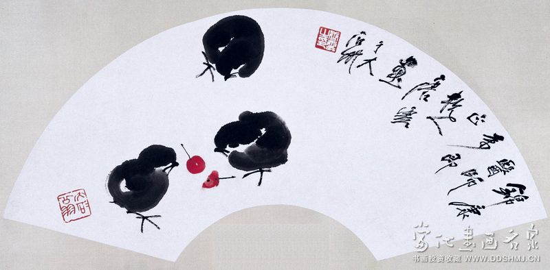 小鸡 国画 当代书画名家网_国画家_油画家_书法家_艺术家